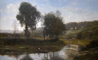 La curva della Senna a Port Marly da Jean Baptiste Camille Corot